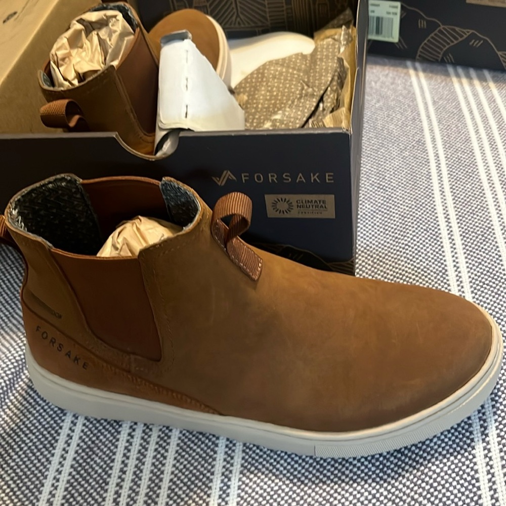Forsake Lucie Chelsea Tan booties